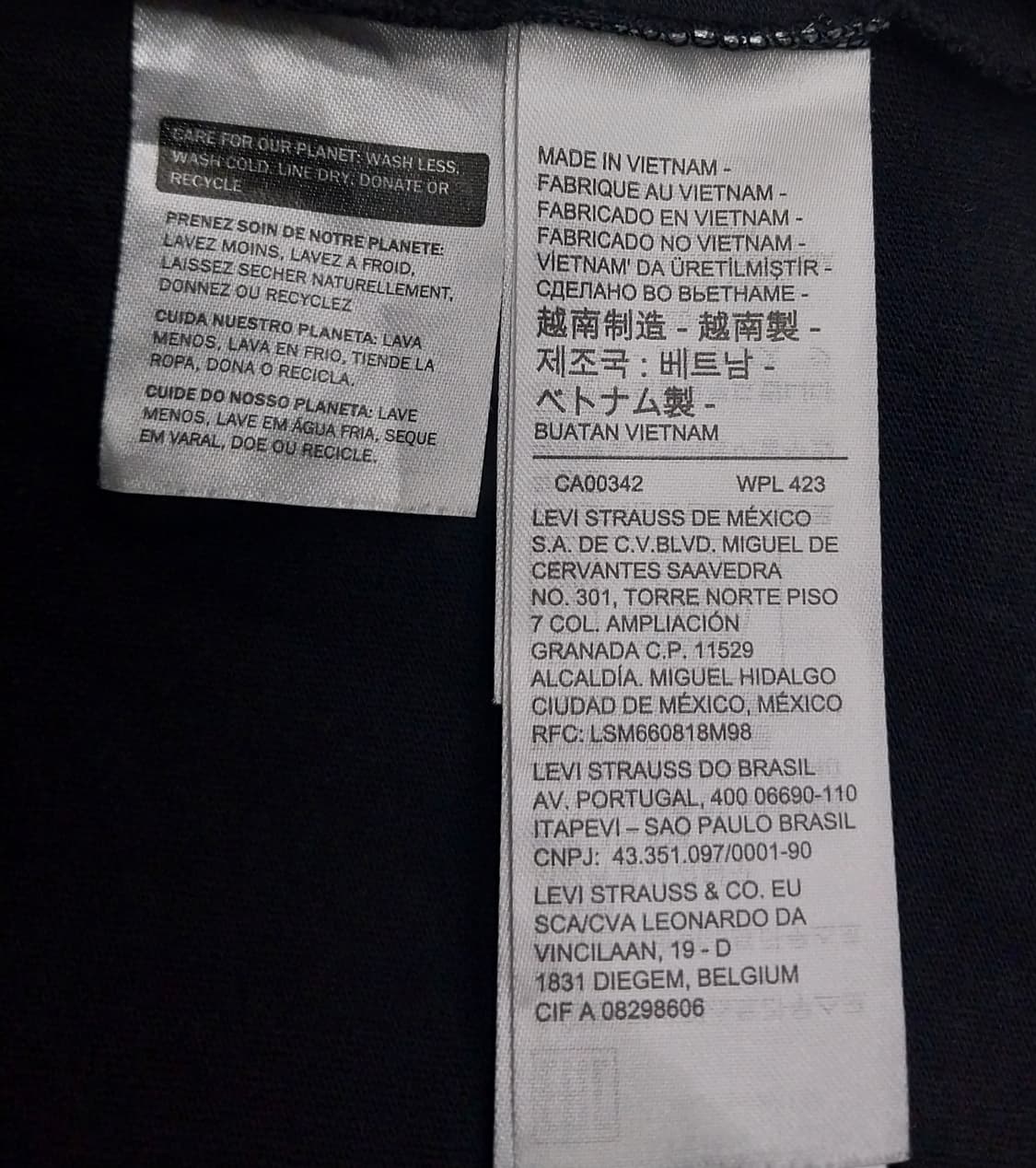 리바이스 긴팔티 M 상품이미지5