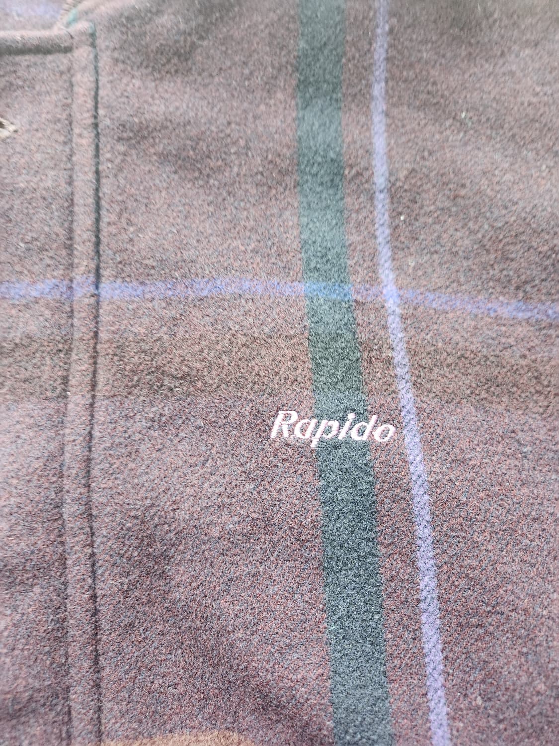 90s 라피도 빈티지 오버핏 체크 봄버자켓 M~L정도 상품이미지2