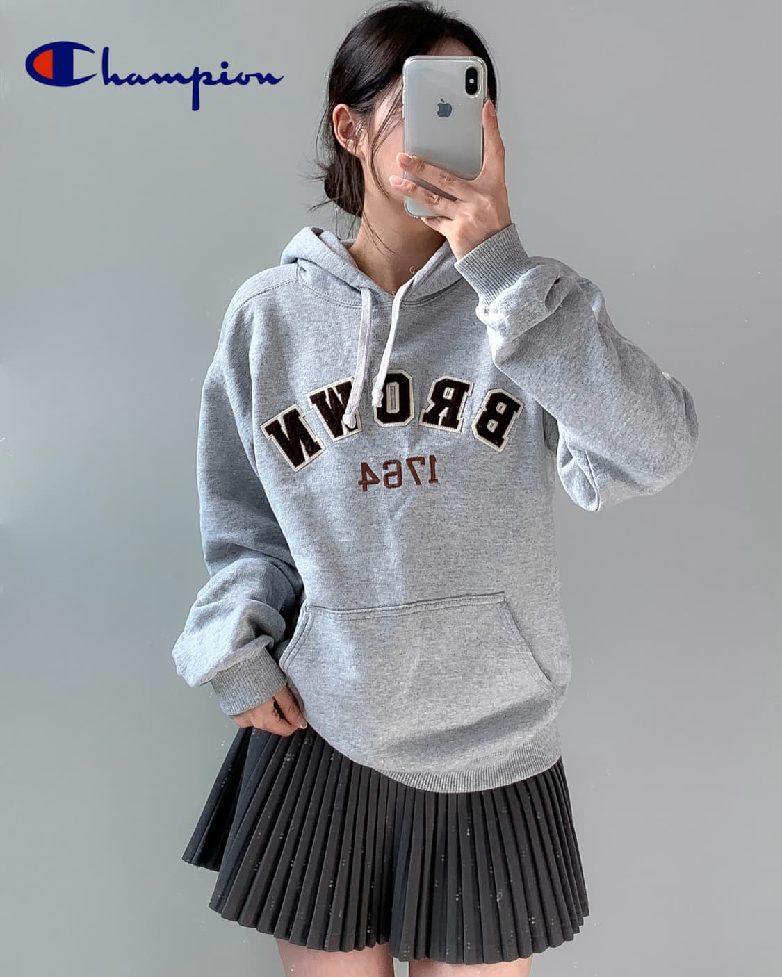 챔피온 컬리지 후드티  상품이미지2
