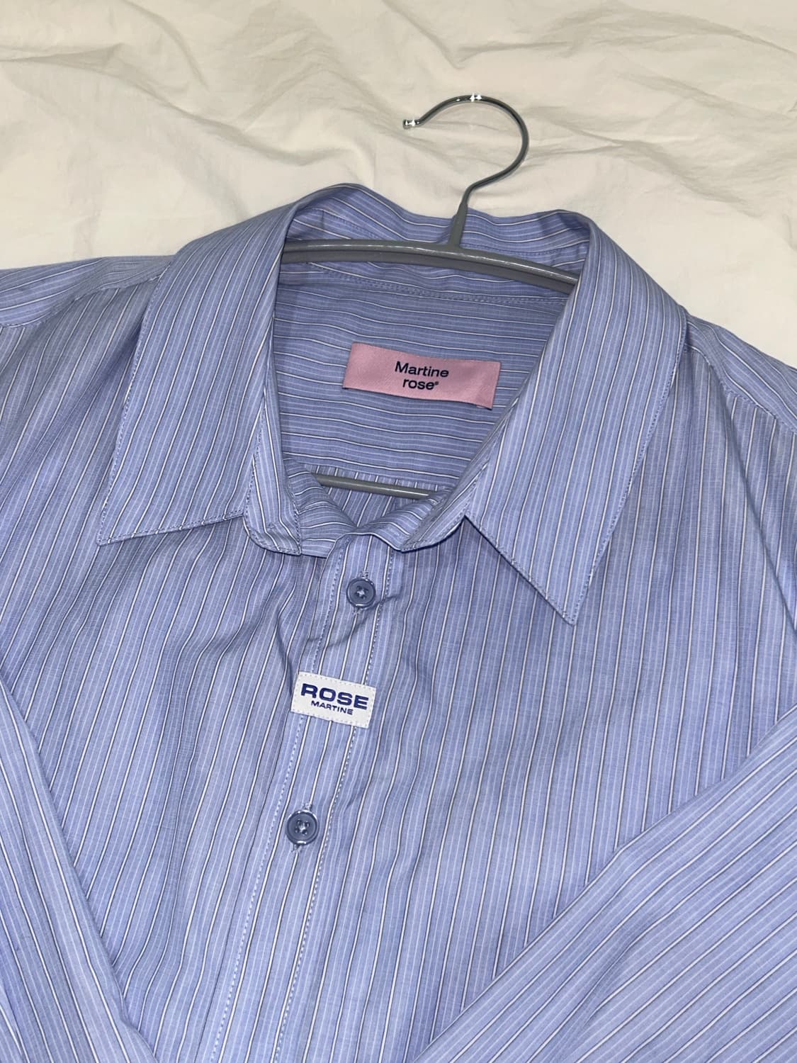 마틴로즈 스트라이프 코튼 셔츠 상품이미지1