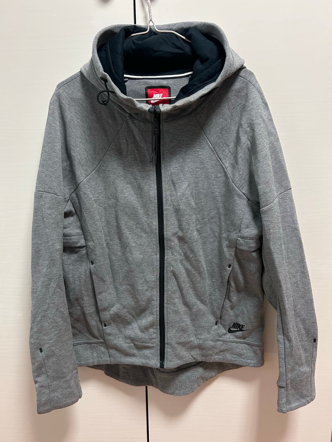 나이키 테크 플리스 후드집업 L 회색 상품이미지1