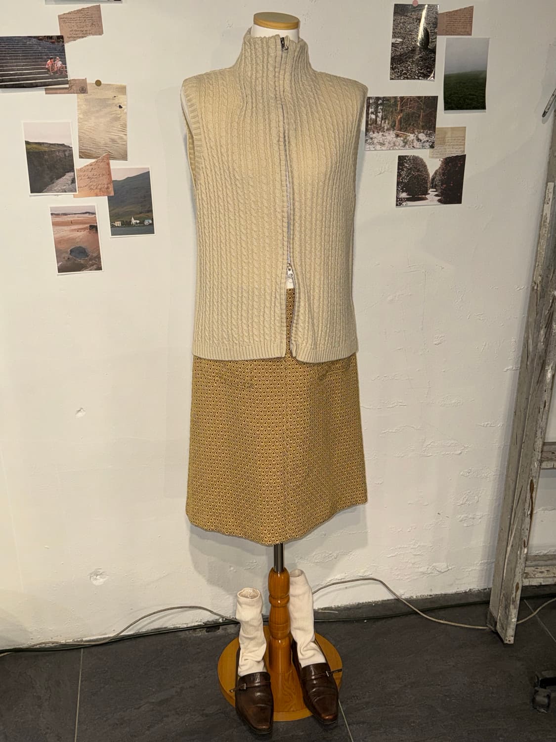 자카드 스커트 상품이미지3