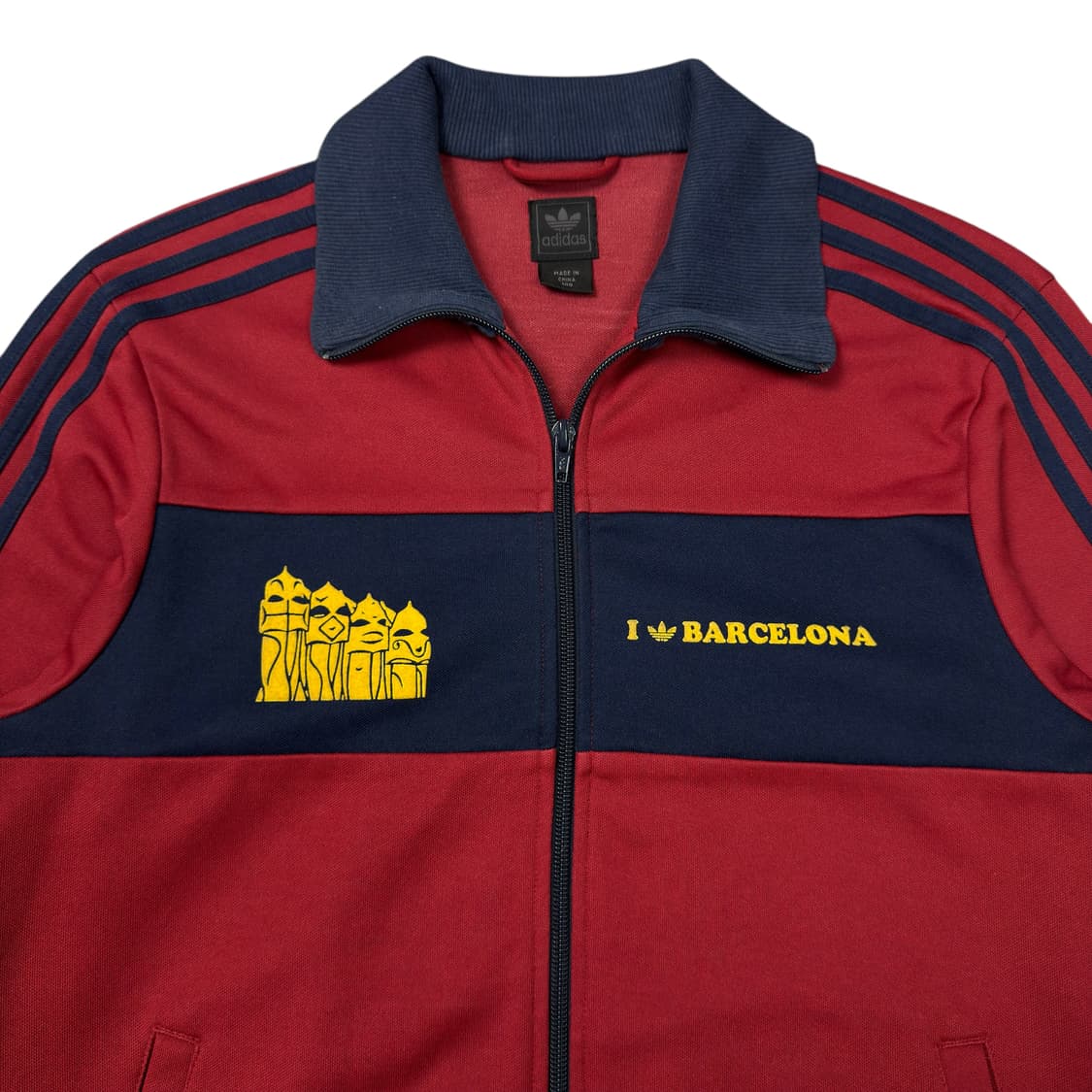 (100) 00s 아디다스 바르셀로나 트랙탑 져지 버건디 상품이미지2