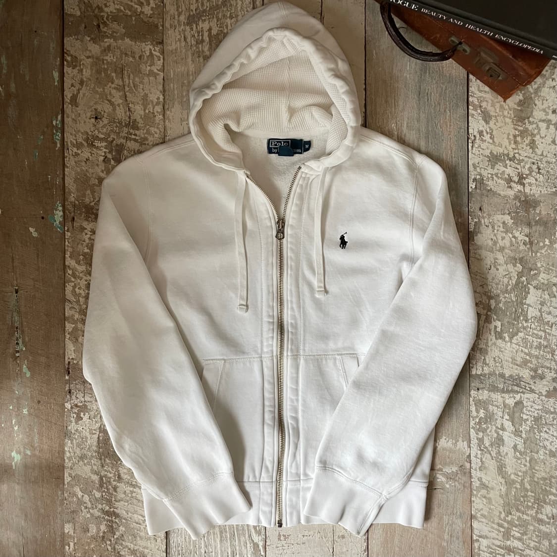 폴로 랄프로렌 화이트 후디 상품이미지1