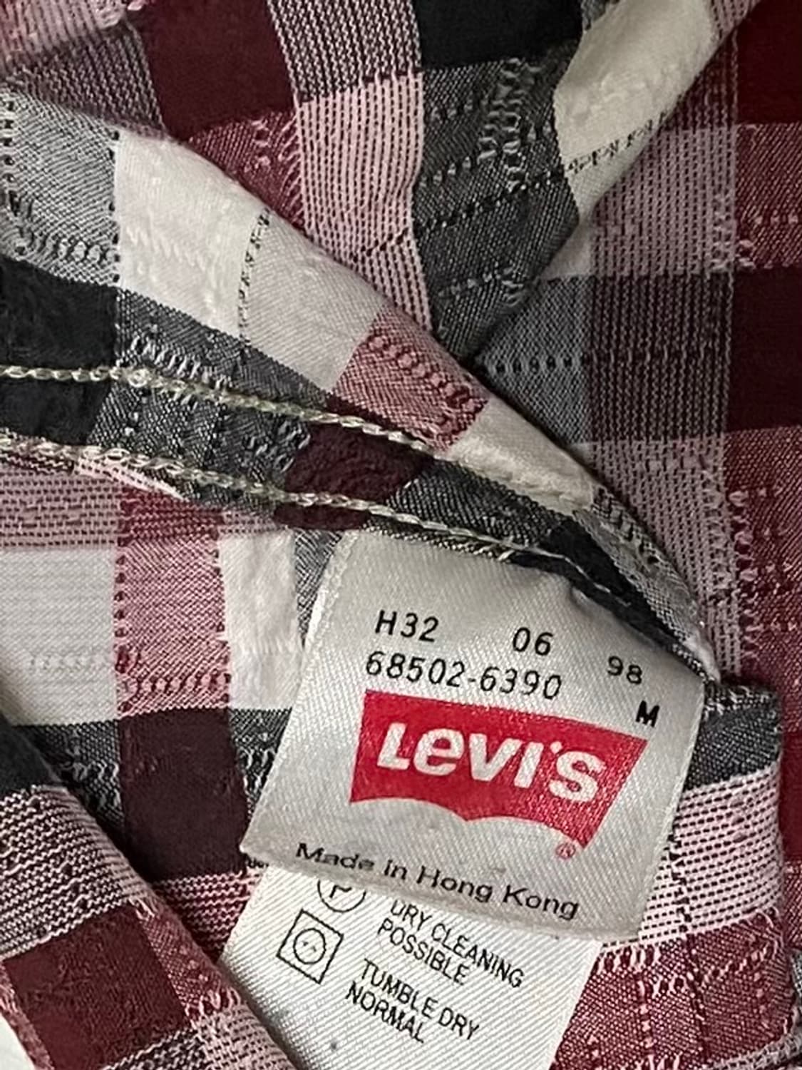 리바이스 웨스턴 체크셔츠 90 사이즈 상품이미지5