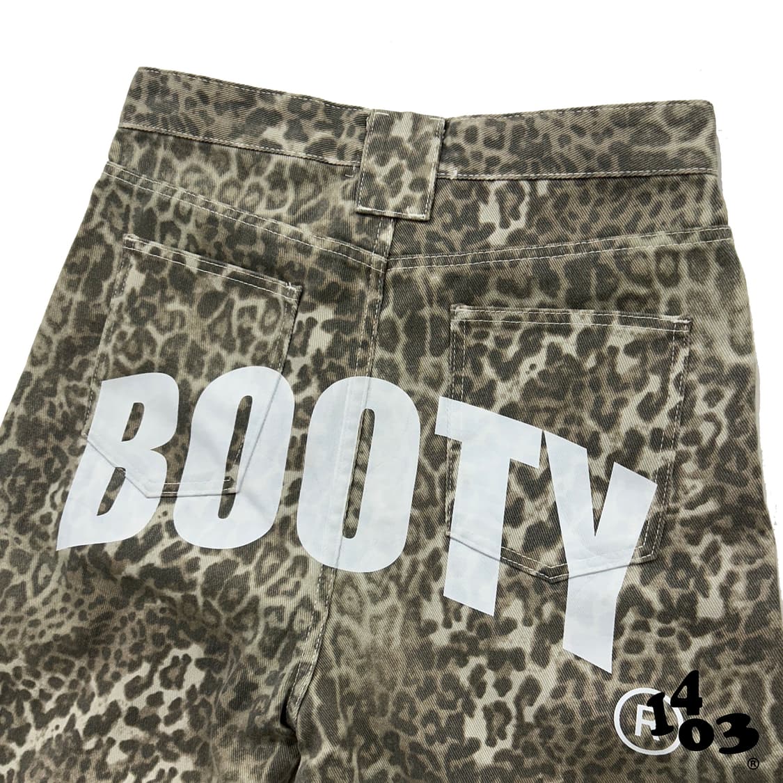 1403 BOOTY 호피 데님 상품이미지3