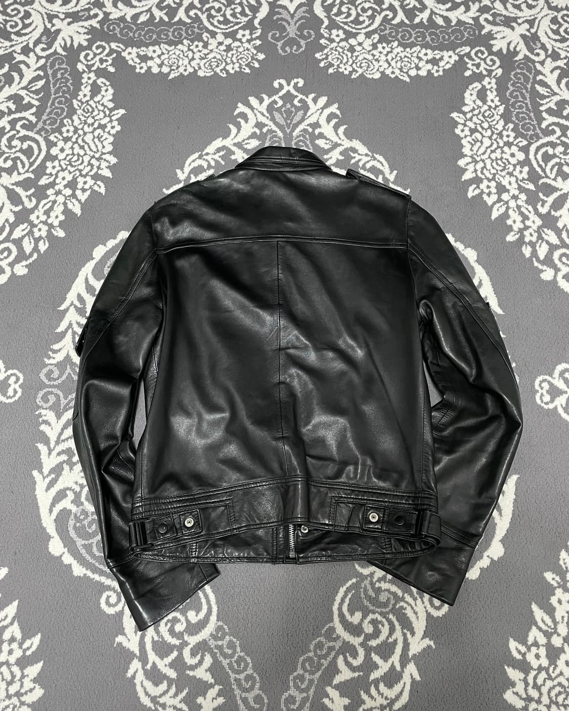 Codes Combine Leather Rider Jacket  상품이미지4