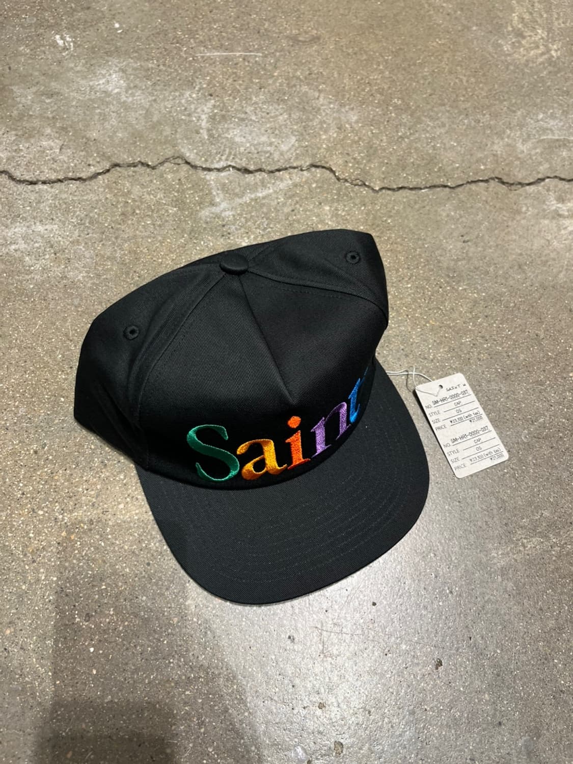 [새상품] 세인트미카엘 saint 로고 캡 블랙 상품이미지5