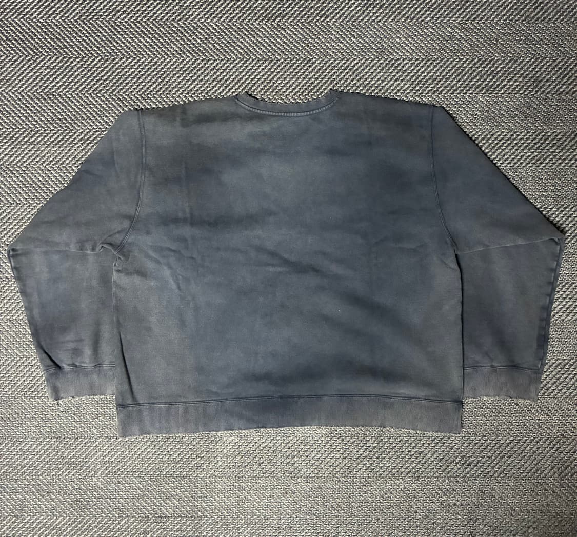 1) ancellm EMBROIDERY UNEVEN SWEAT SHIRT 상품이미지2