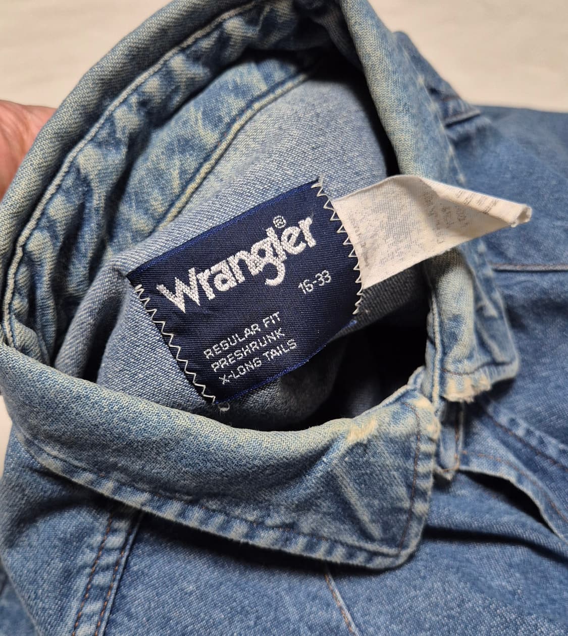 Wrangler 랭글러 웨스턴 데님셔츠 상품이미지4