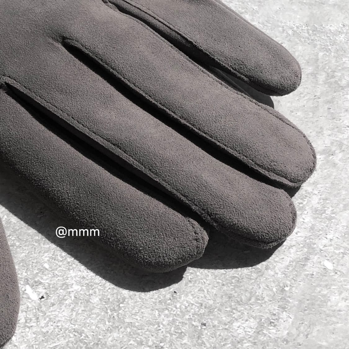 [Unisex] 스마트터치 가죽 장갑 스웨이드 상품이미지4