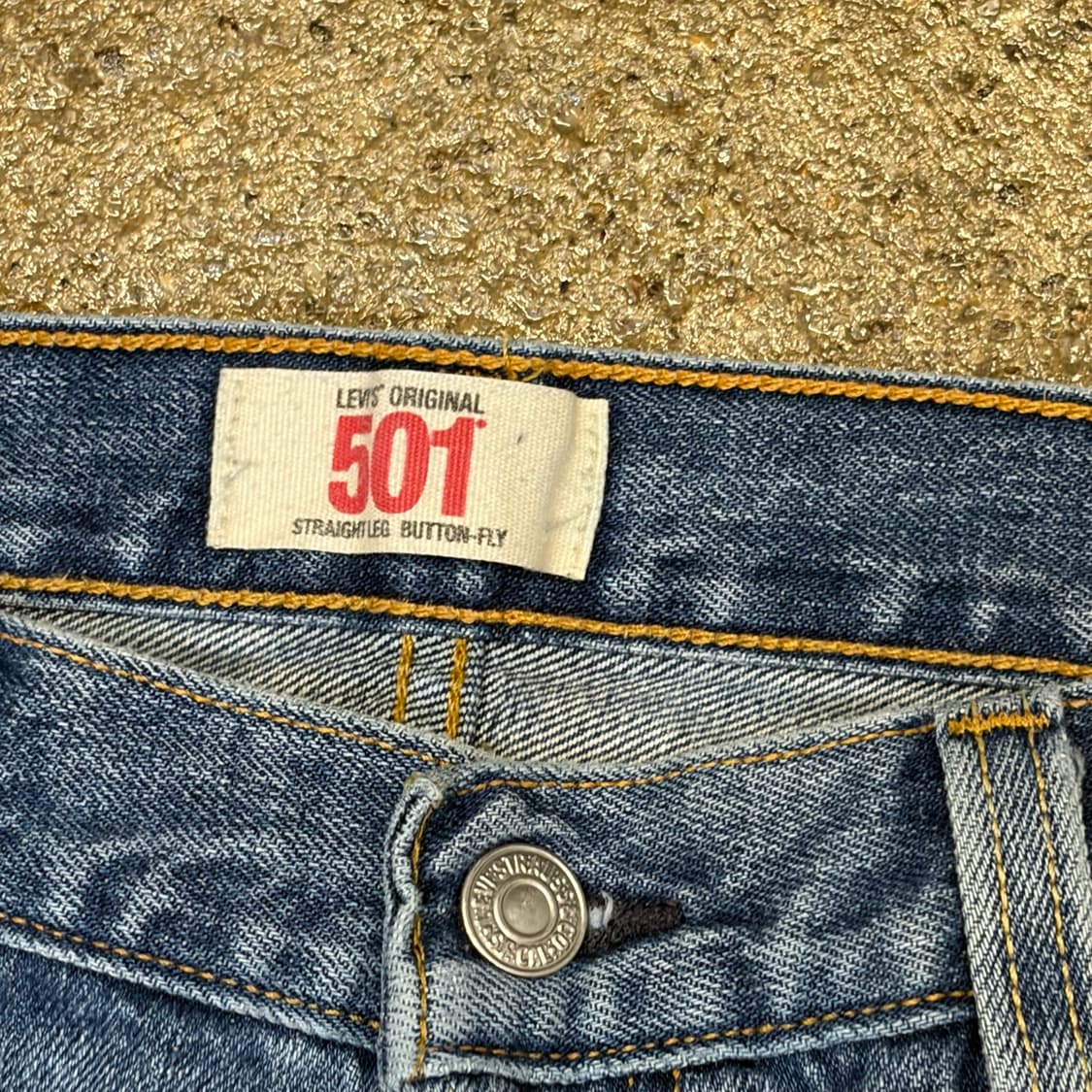 레어 00s 미국 빈티지 리바이스 501 청바지 데님팬츠 상품이미지5
