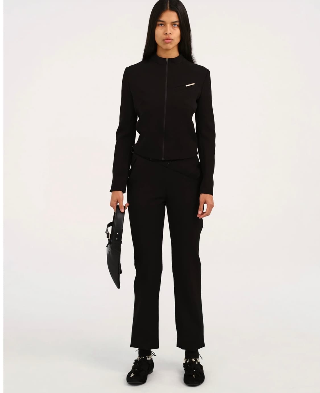 혜인서 zip jacket 집 자켓 블랙 2 상품이미지1