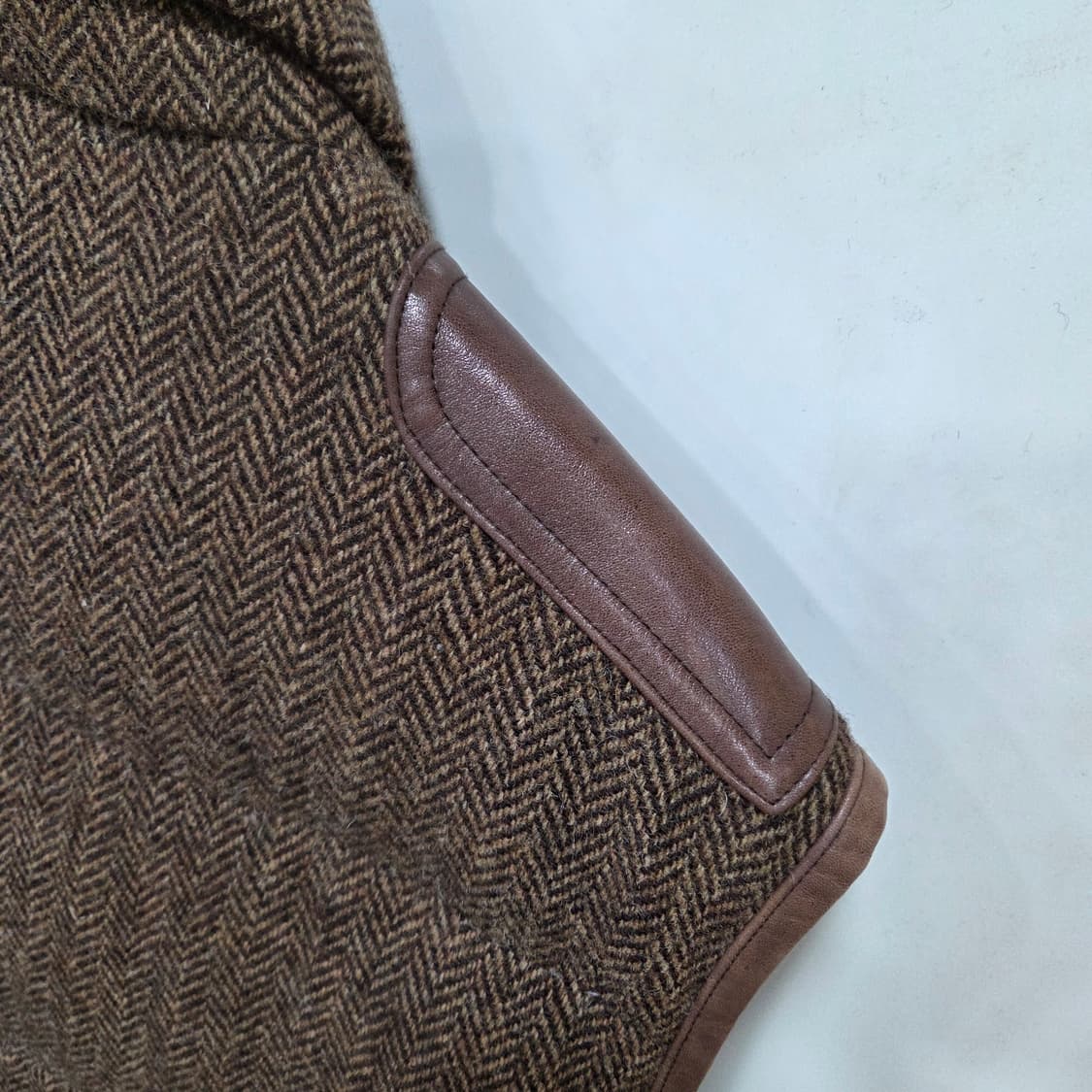 폴로 랄프로렌 헤링본 다운 베스트 상품이미지4