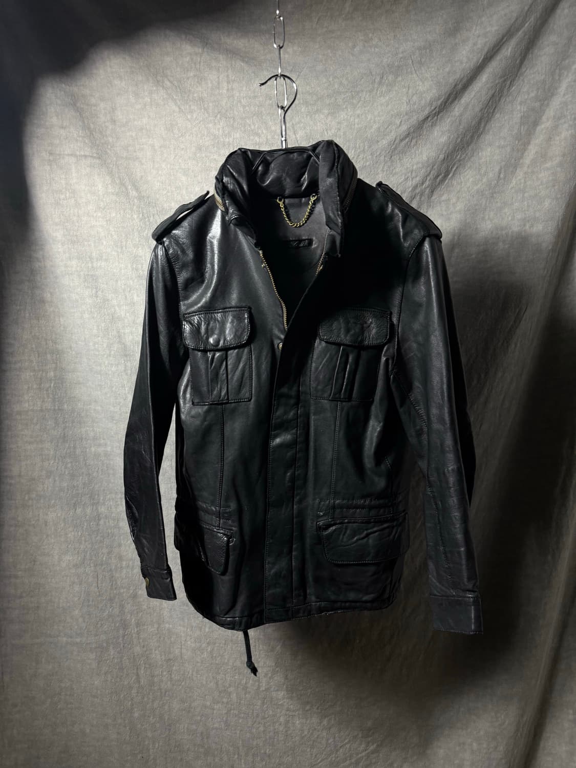Sisii Leather Field Jacket 상품이미지2