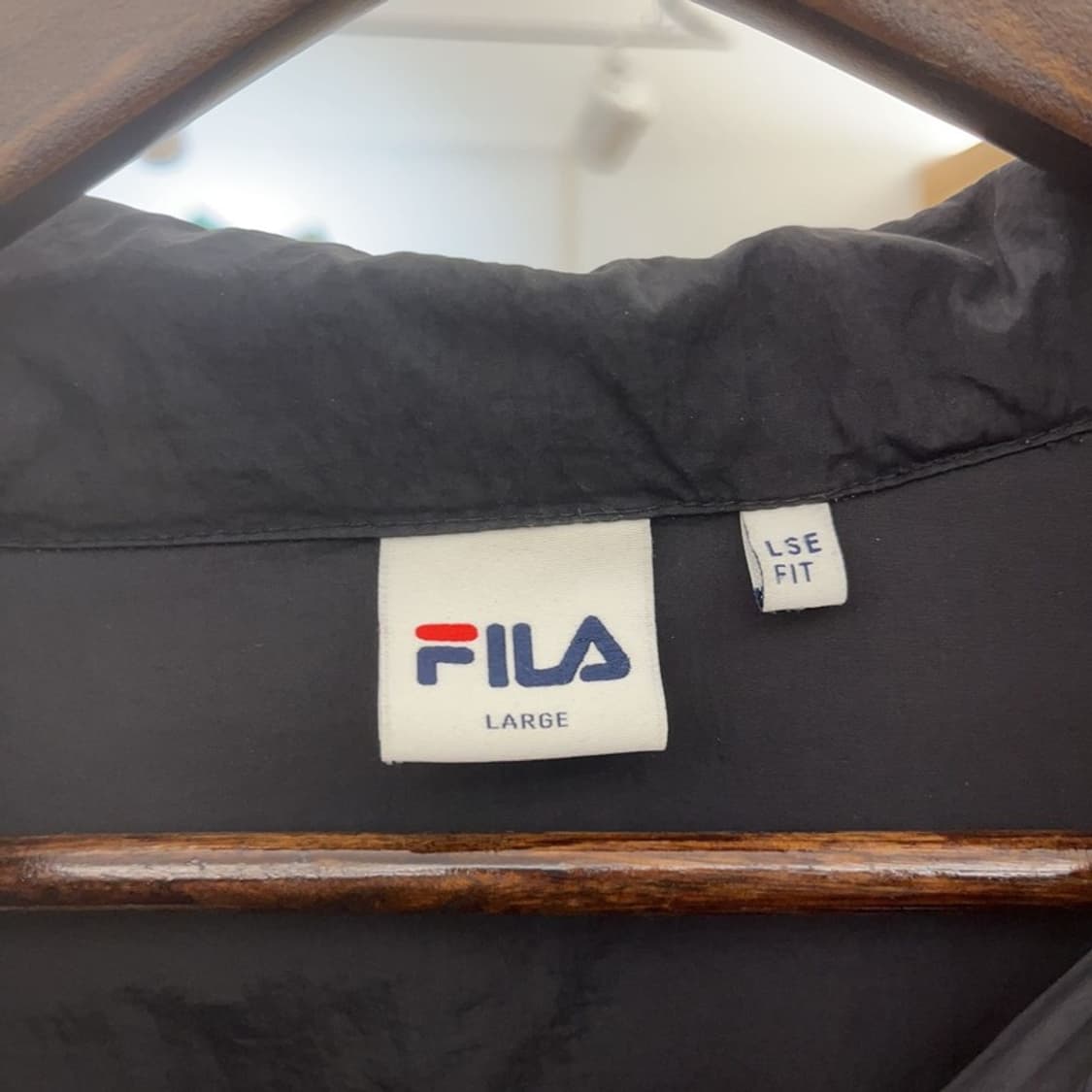 휠라 배색 올드스쿨 레트로 바람막이 자켓 L C08306 상품이미지5