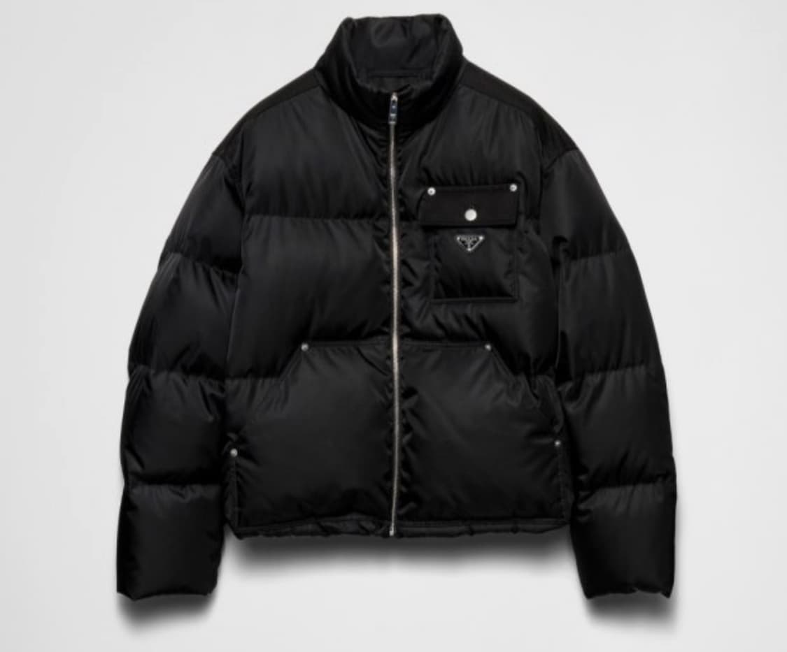 [m]프라다 리나일론 포켓 크롭 패딩 sgc584 상품이미지1