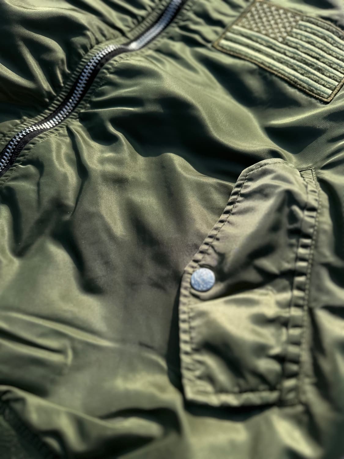 JPN Smoke Rise Bomer Jacket 항공점퍼 MA-1 상품이미지5