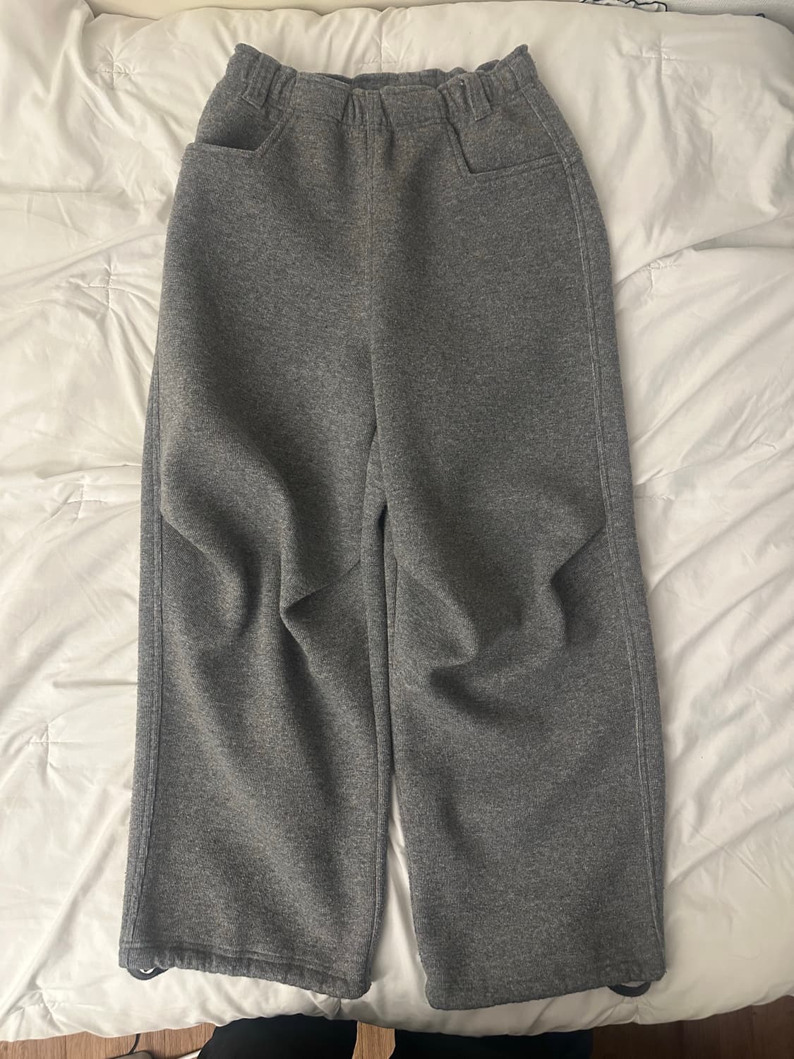 카미엔 코지 울 팬츠 그레이 상품이미지7