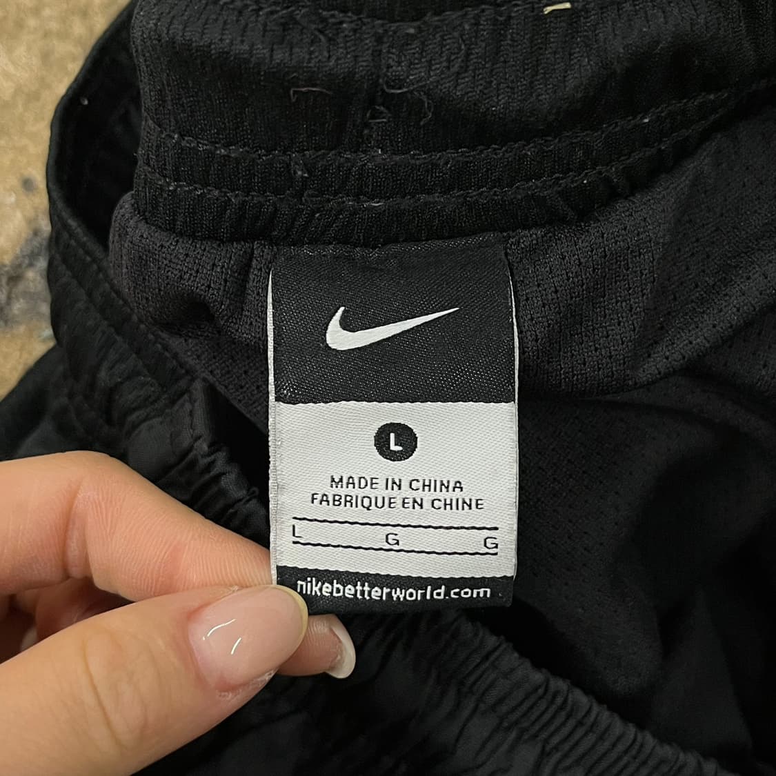 [정품/L] 나이키 블랙 트레이닝 바지 b18 상품이미지4