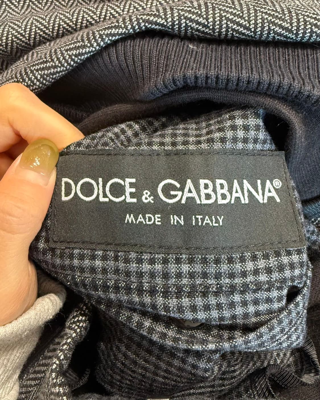 돌체앤가바나 블랙 자가드 G-1 블루종 자켓 상품이미지8