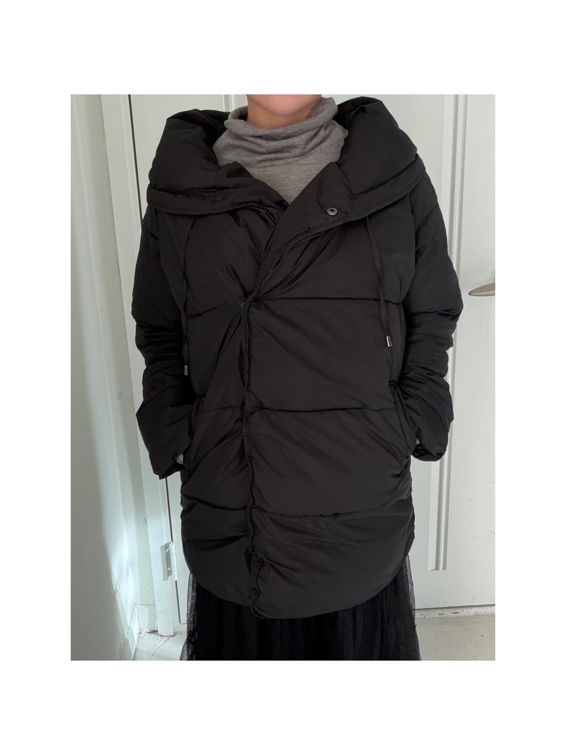 데님앤서플라이 블랙 푸퍼패딩 상품이미지1