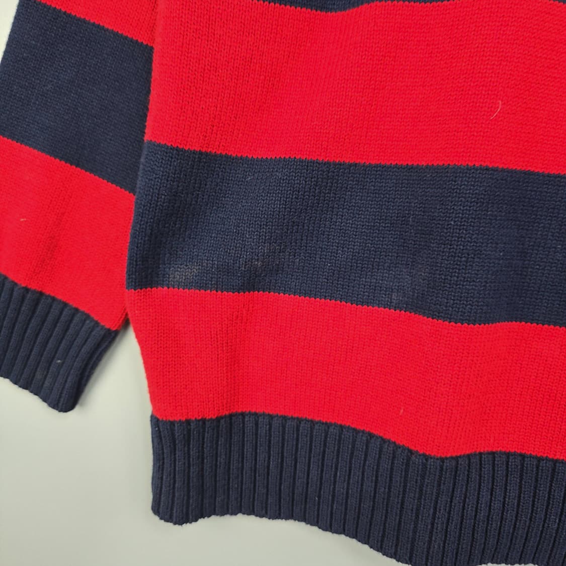 로렌랄프로렌 스트라이프 하프집업 니트 S 상품이미지6