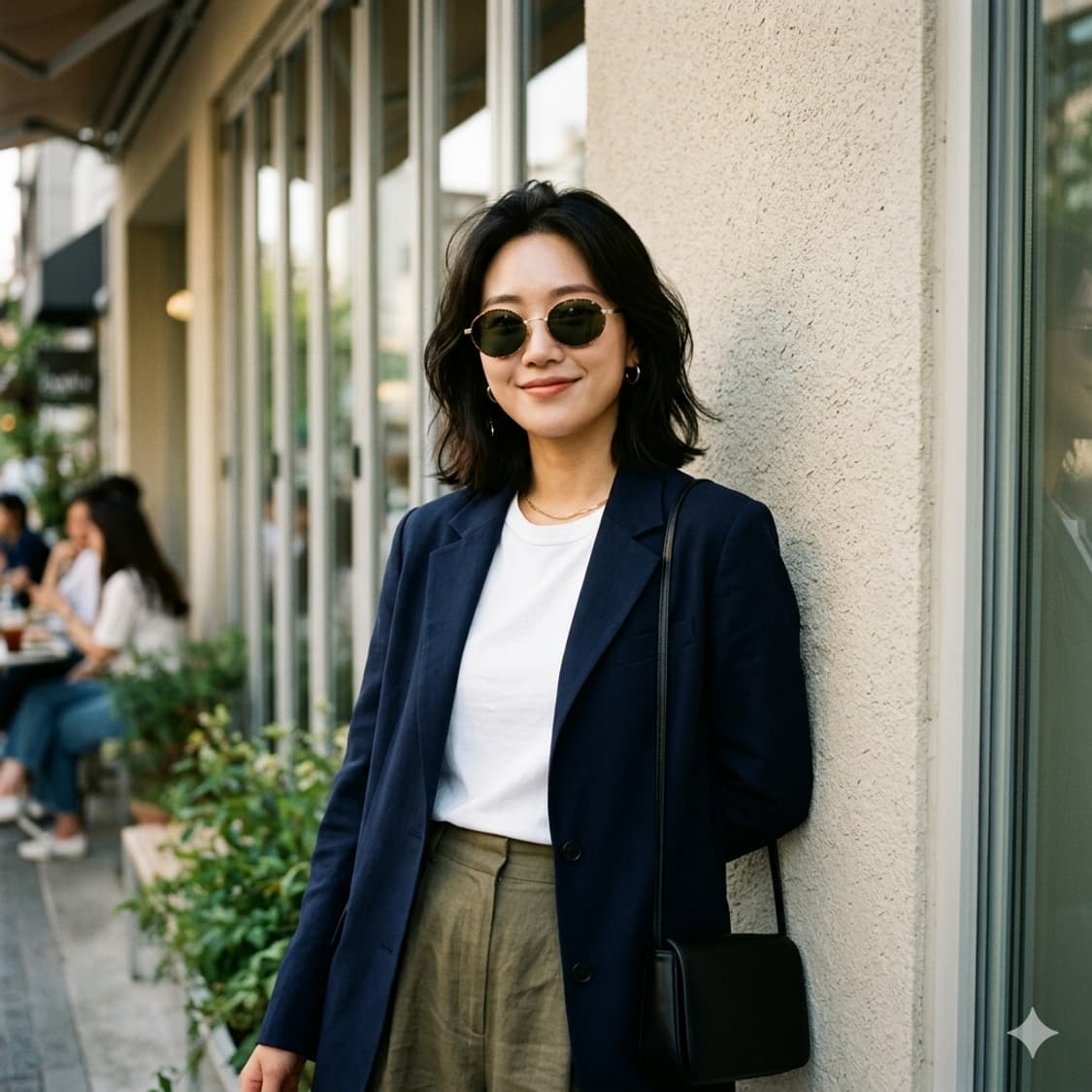 데드스탁 90s 레트로 감성 오벌 라운드 선글라스 상품이미지1