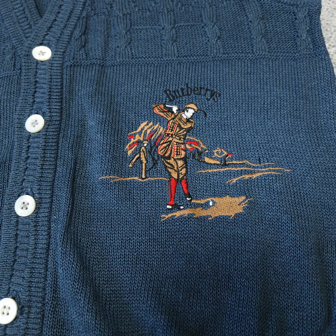 버버리 니트 조끼 m 상품이미지2