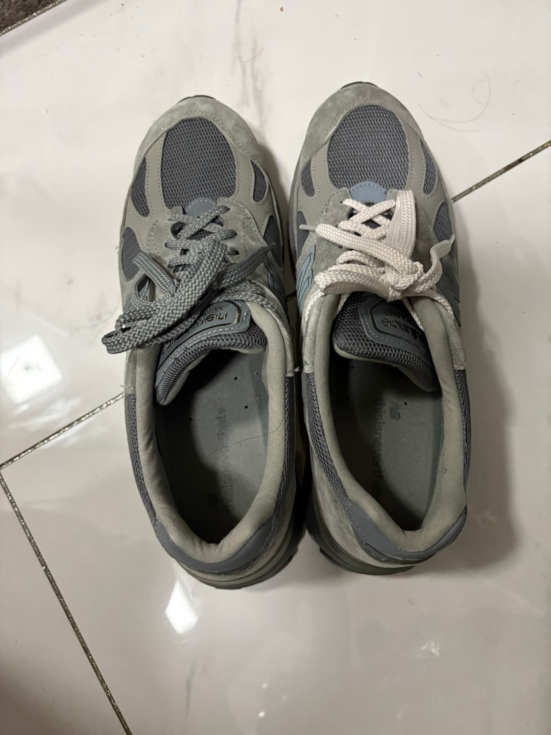 (300)디네댓 뉴발 991V2 메이드인 uk 그레이 상품이미지5