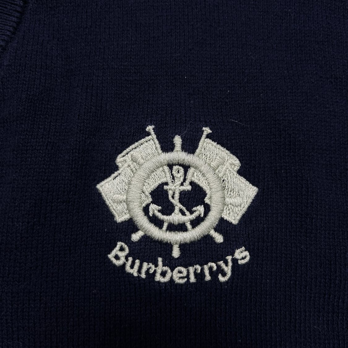 버버리 90s 브이넥 울 니트(42) 상품이미지5