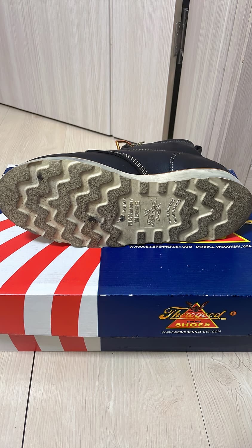 Thorogood 쏘로굿 목토 워커 블랙 7 D 250 255 상품이미지5