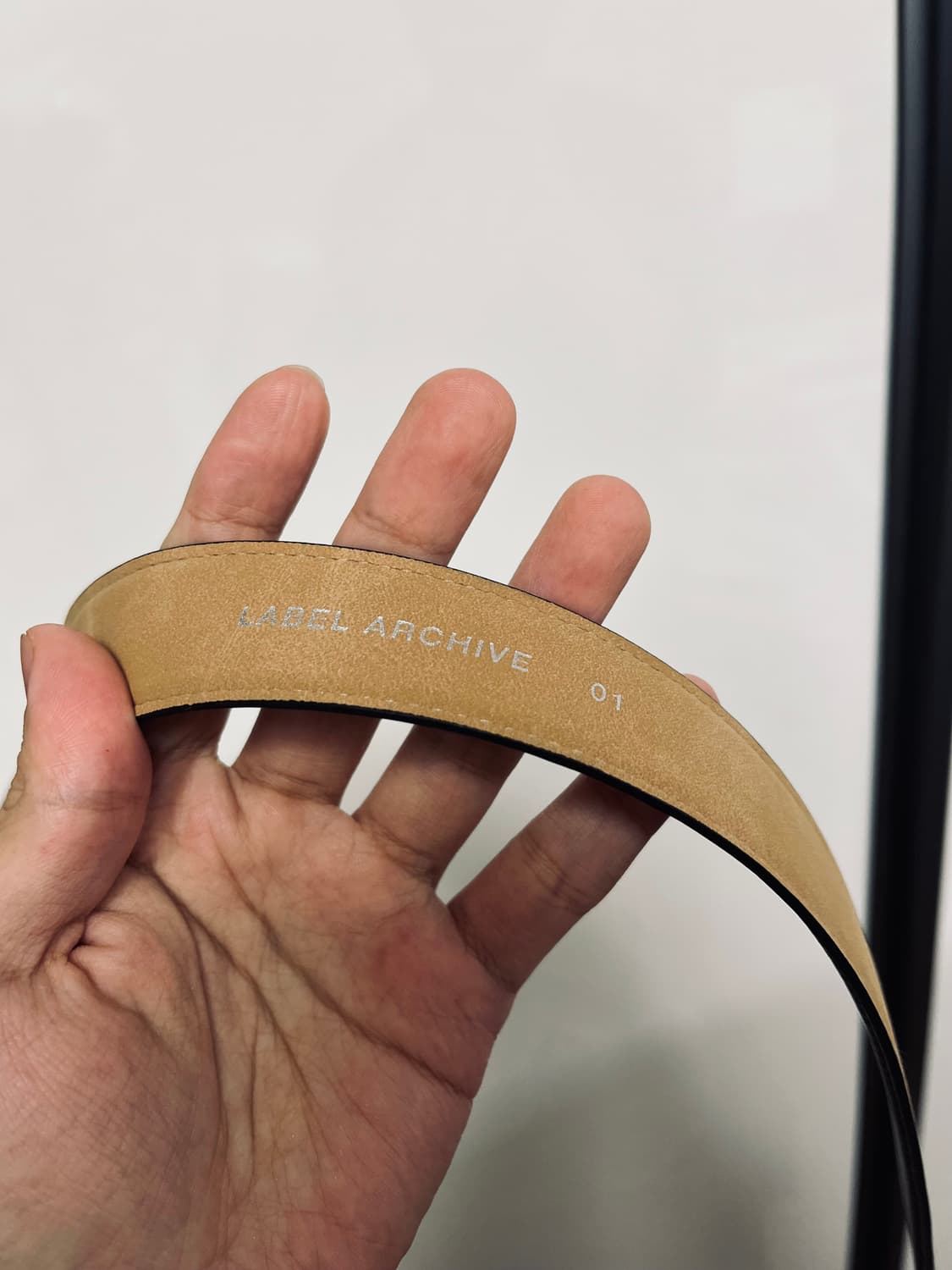 라베아카이브 Vann pin-buckle belt black 1사이즈 상품이미지5