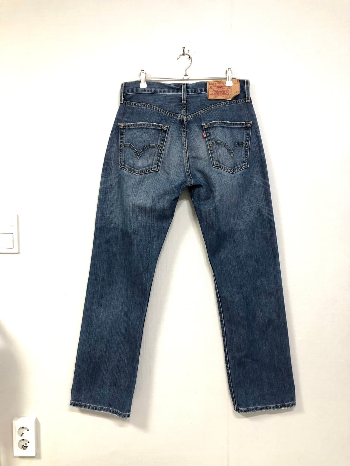 Made 멕시코) 리바이스 501 일자핏 워싱 데님팬츠 청바지 30 상품이미지2