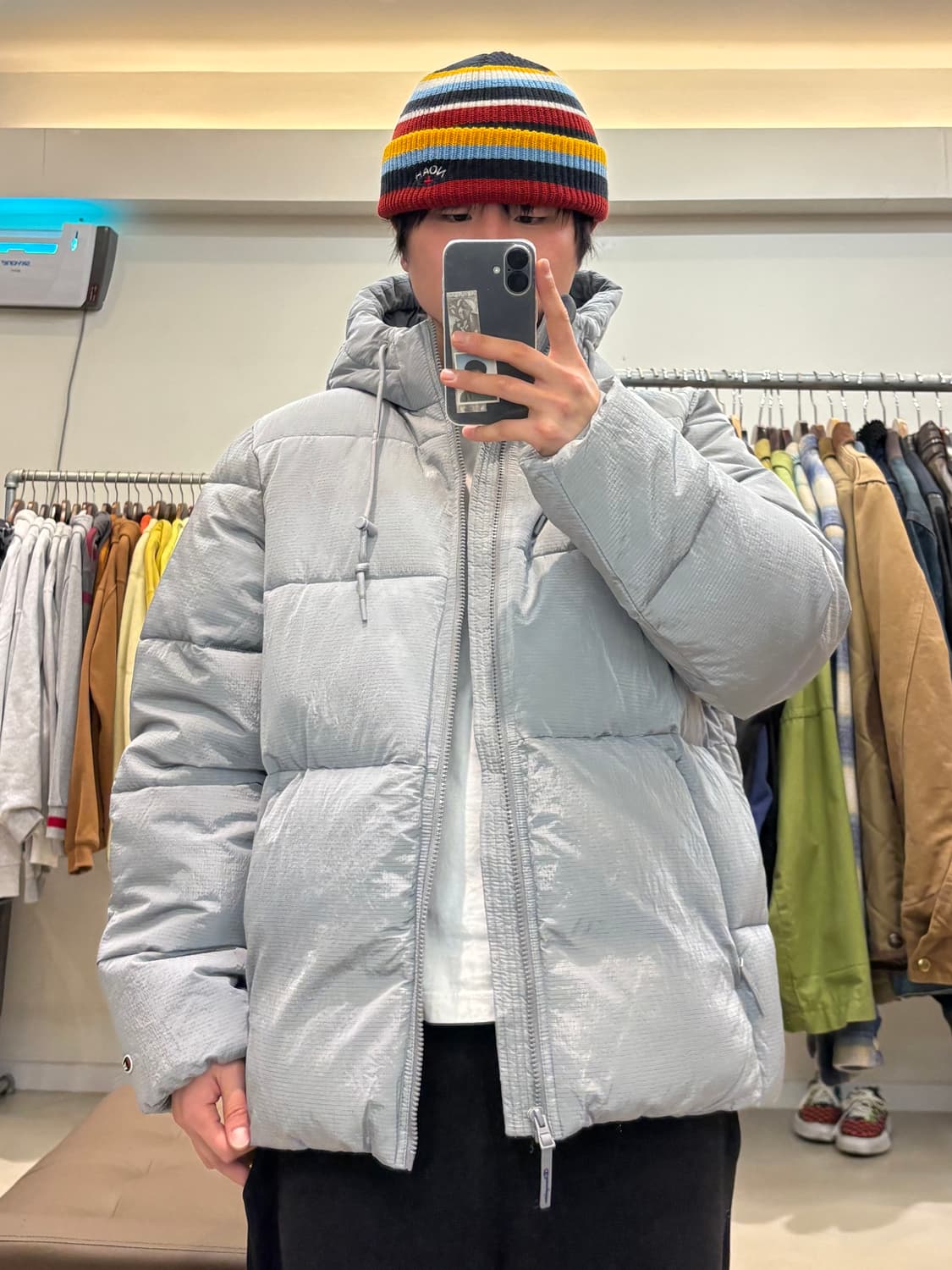 챔피온 나일론 후드 패딩 상품이미지6