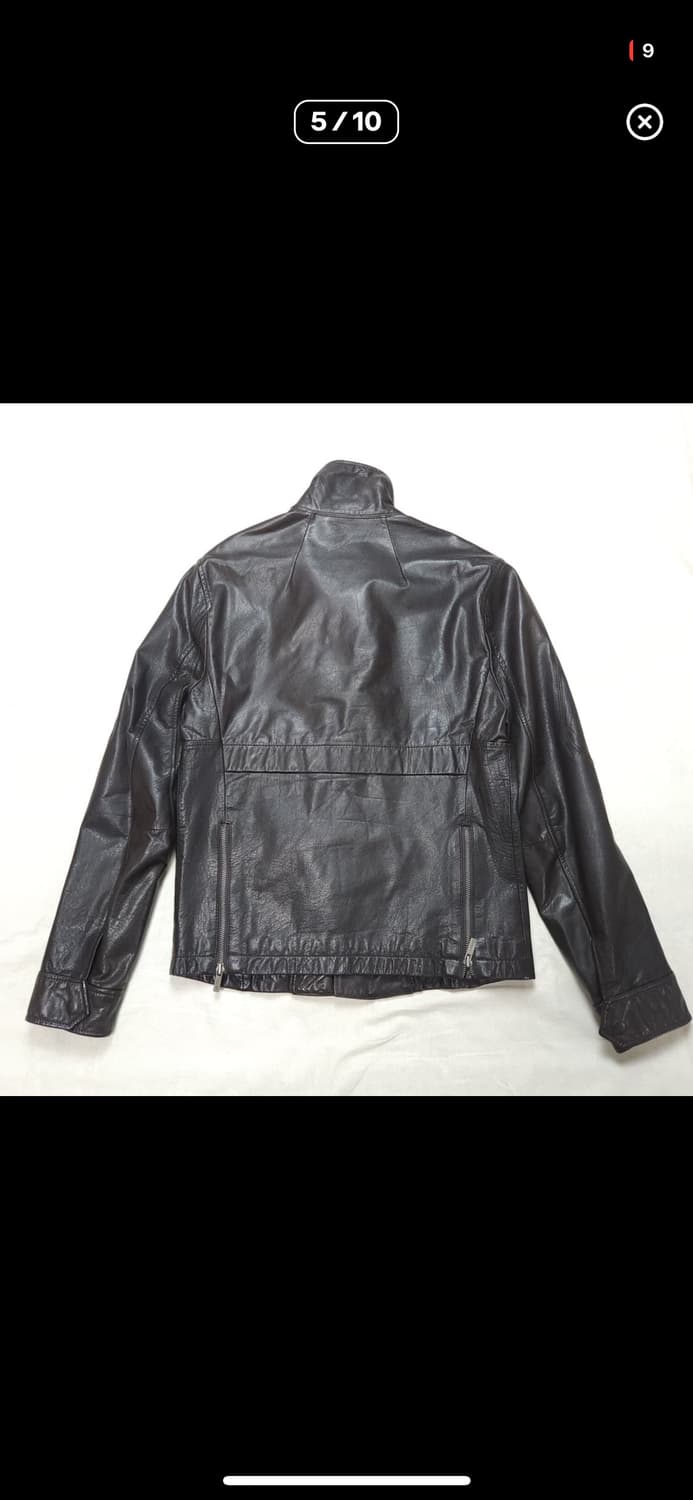 코데즈컴바인 하이넥 레더자켓 상품이미지5