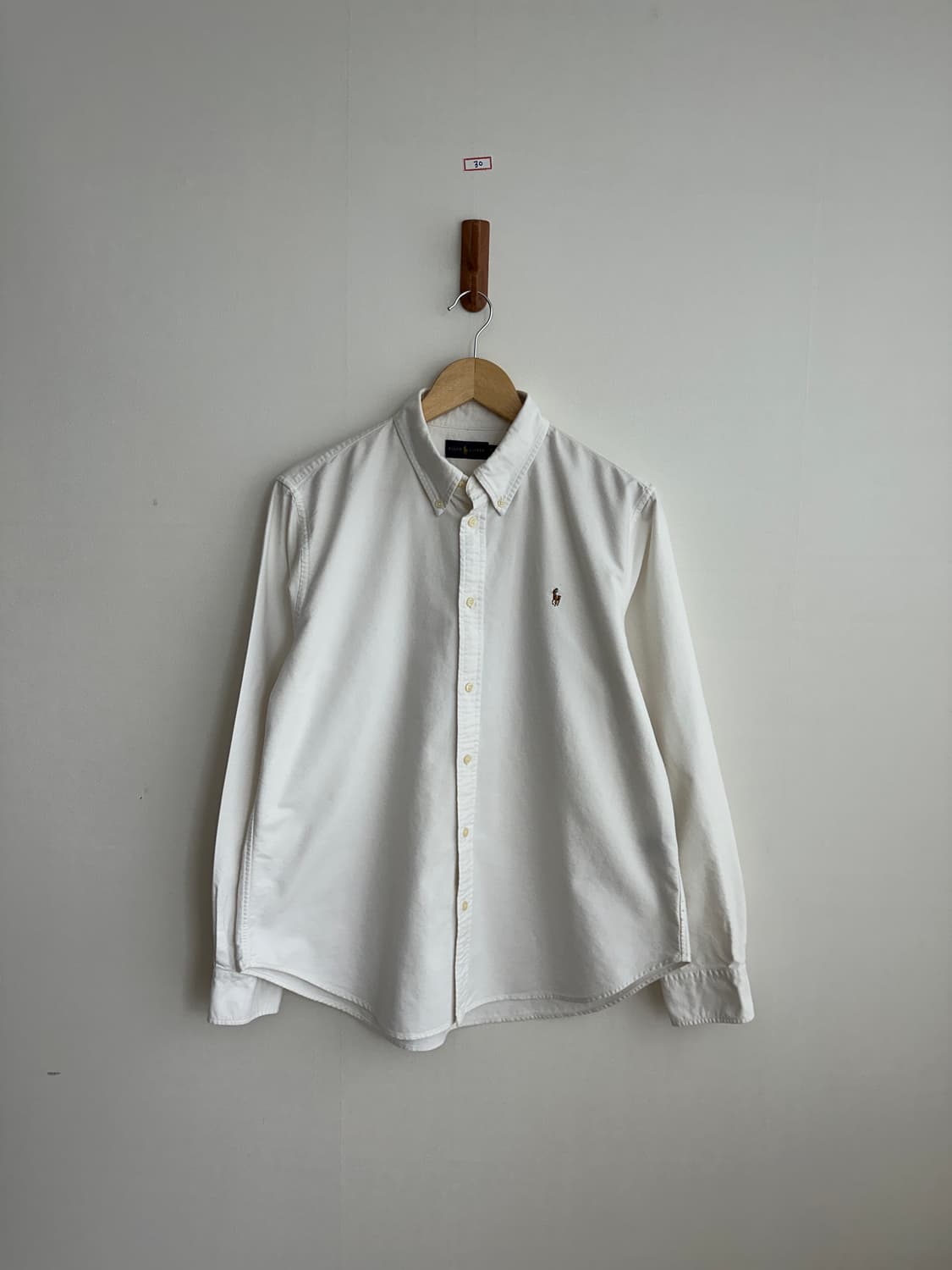 폴로 랄프로렌 여성 화이트 셔츠 XL 상품이미지2