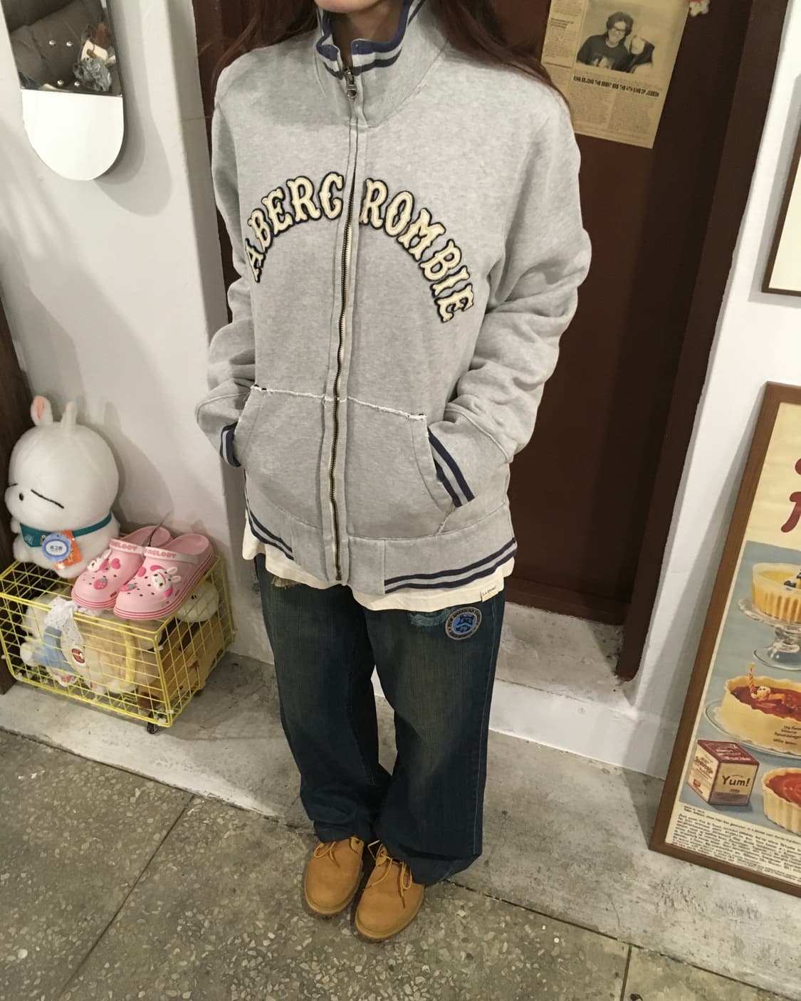 무료배송) ABERCROMBIE & FITCH VINTAGE OUTER 상품이미지8