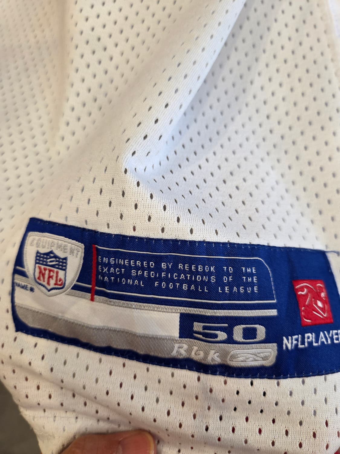[희귀] Reebok NFL 콜츠 밥 샌더스 전성기 올자수 어센틱 유니폼 상품이미지3