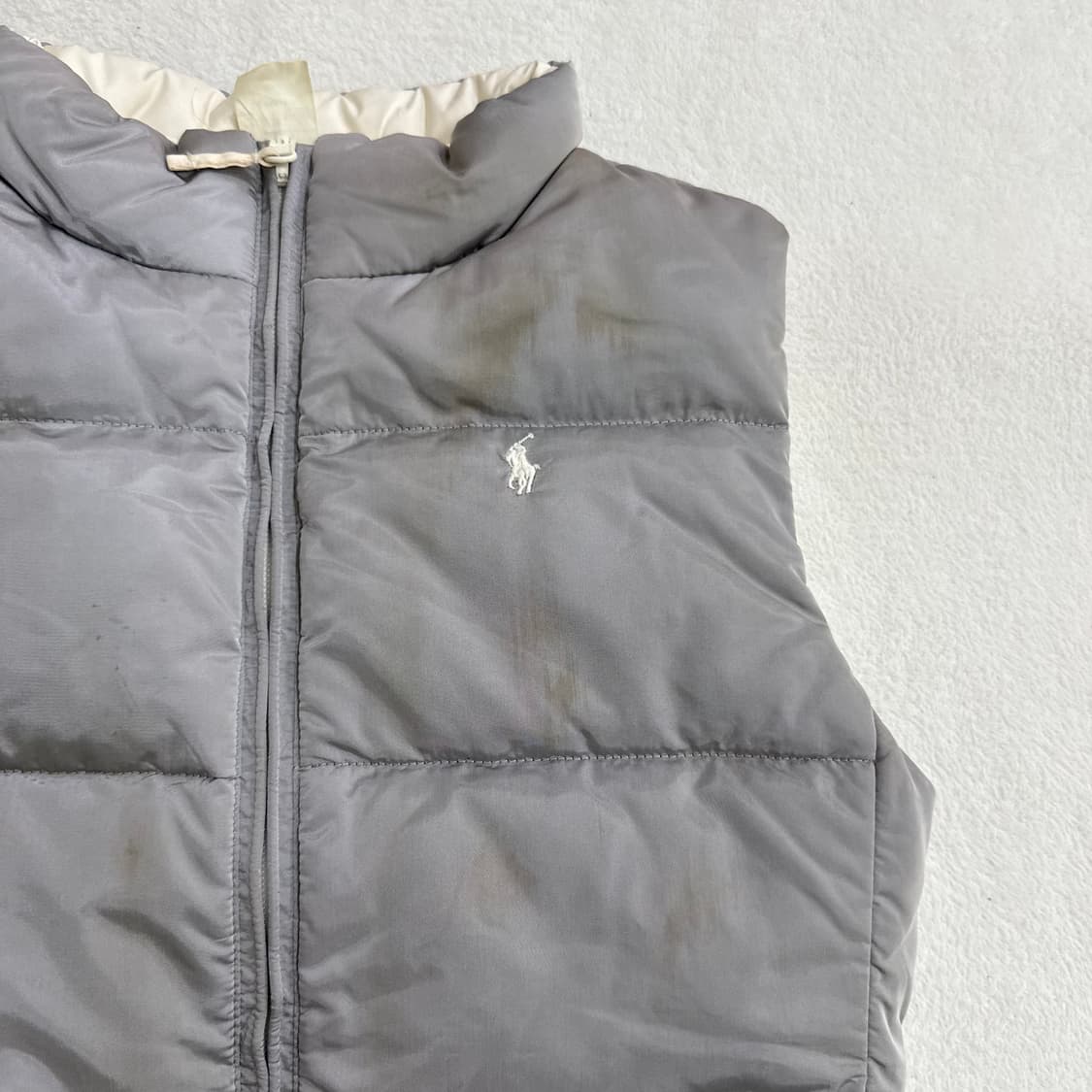 실측확인 폴로 패딩 조끼 0324T 상품이미지4