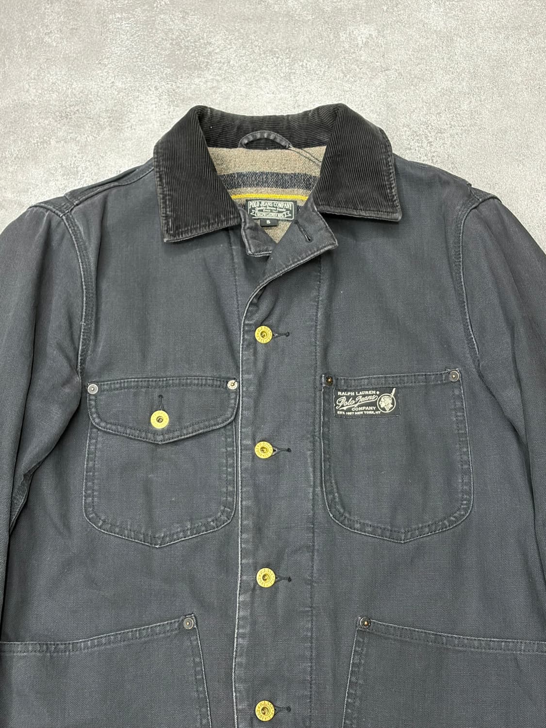 폴로 랄프로렌 사우스웨스트 인디언헤드 스톤 블랙데님 초어자켓 상품이미지2
