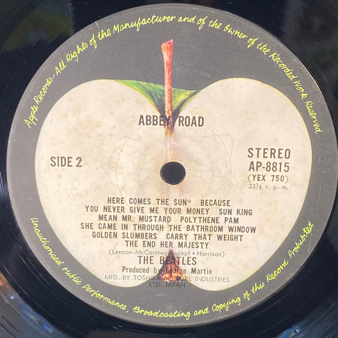 (수입중고LP-팝록) The Beatles -Abbey Road 상품이미지5