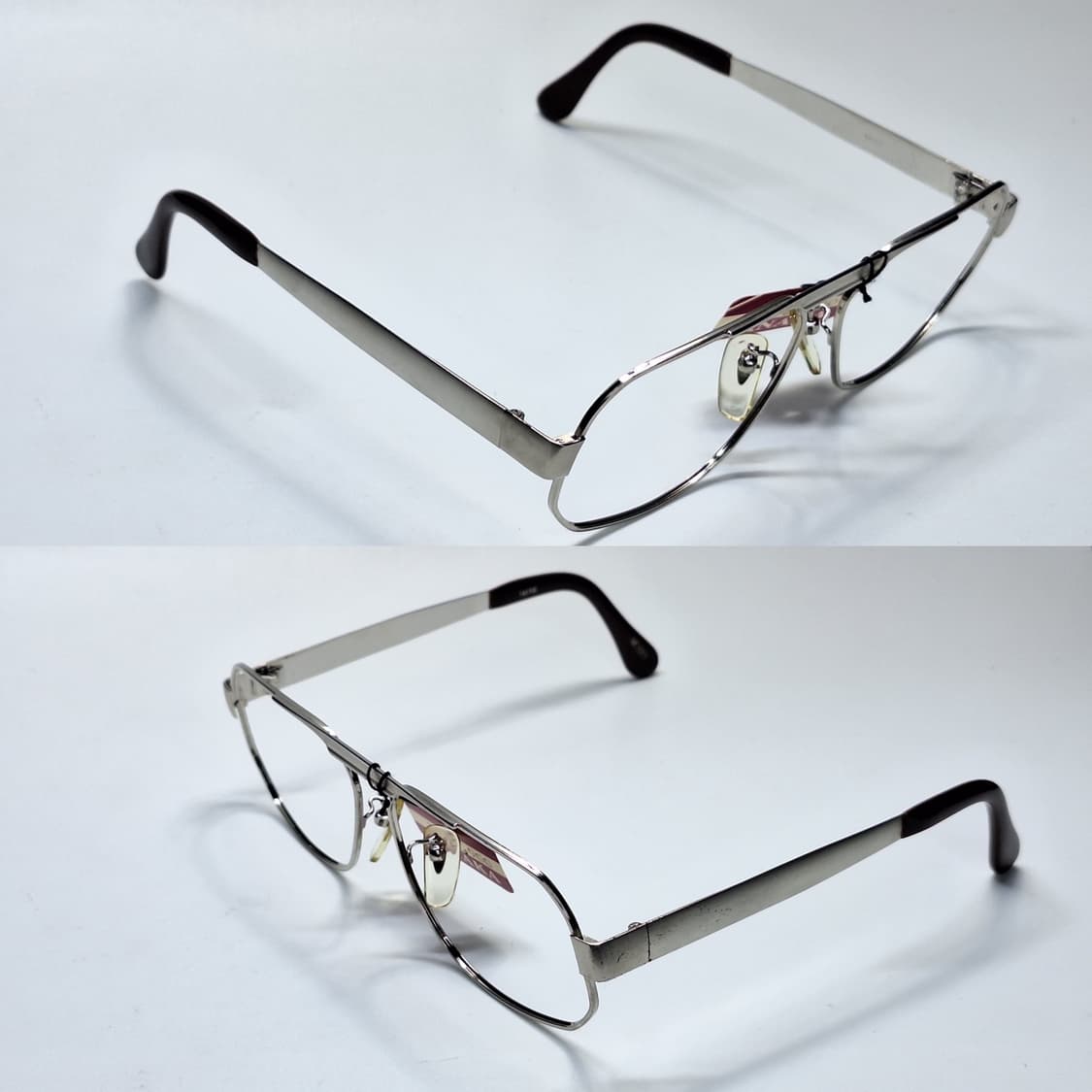 80s 일본제 빈티지 데드스톡/TAIYO NO.500 선플래티늄 안경테 상품이미지5