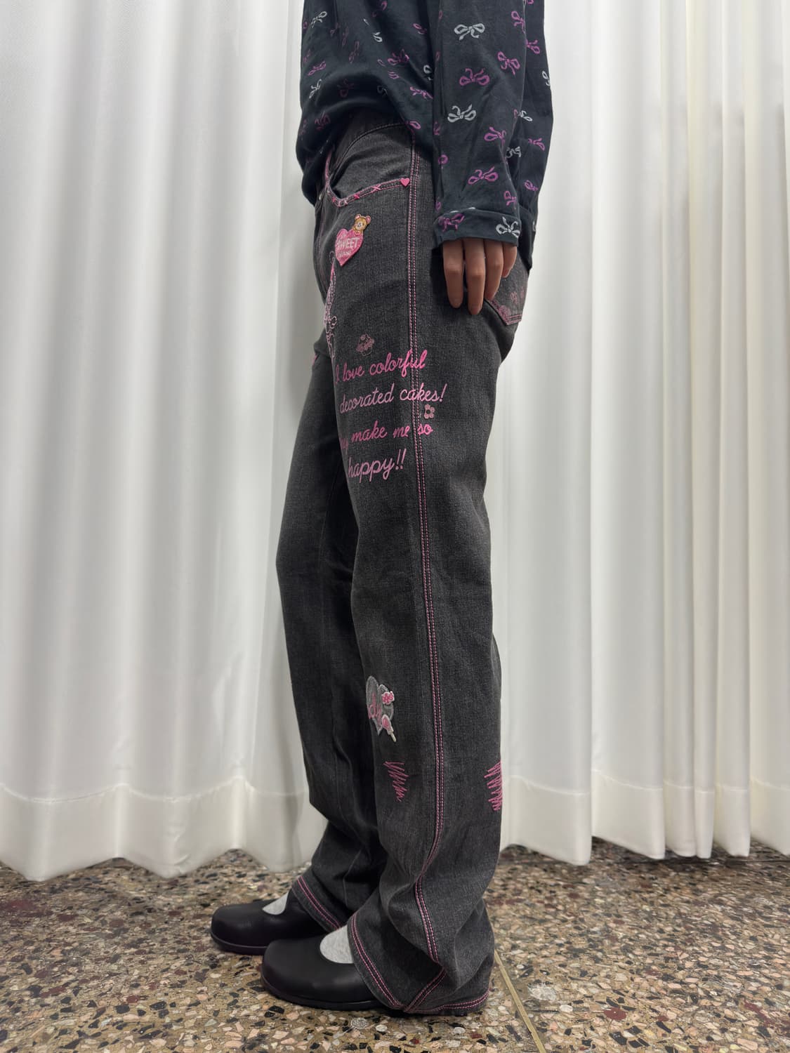 mezzo piano design denim pants 상품이미지3