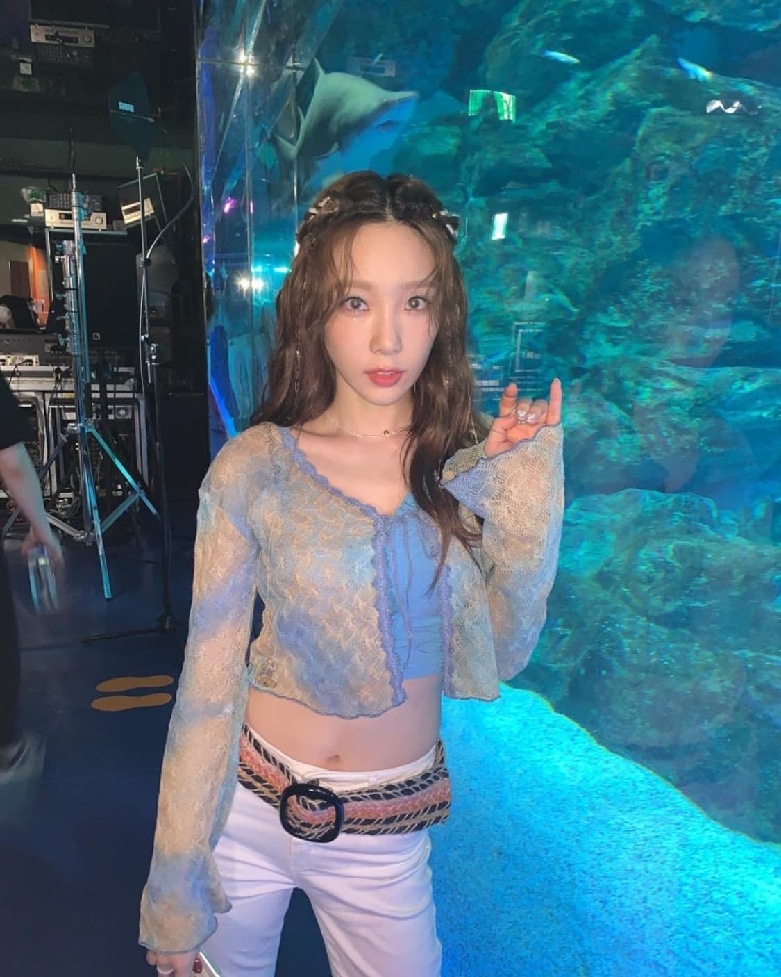 오호스 ojos 가디건 MINA CD/ BLUE 상품이미지1