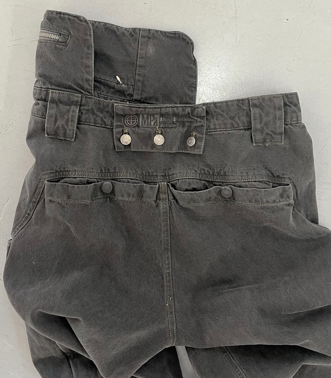 PLASTICPRODUCT MPa SINGLE WAIST 데님 바지 상품이미지5