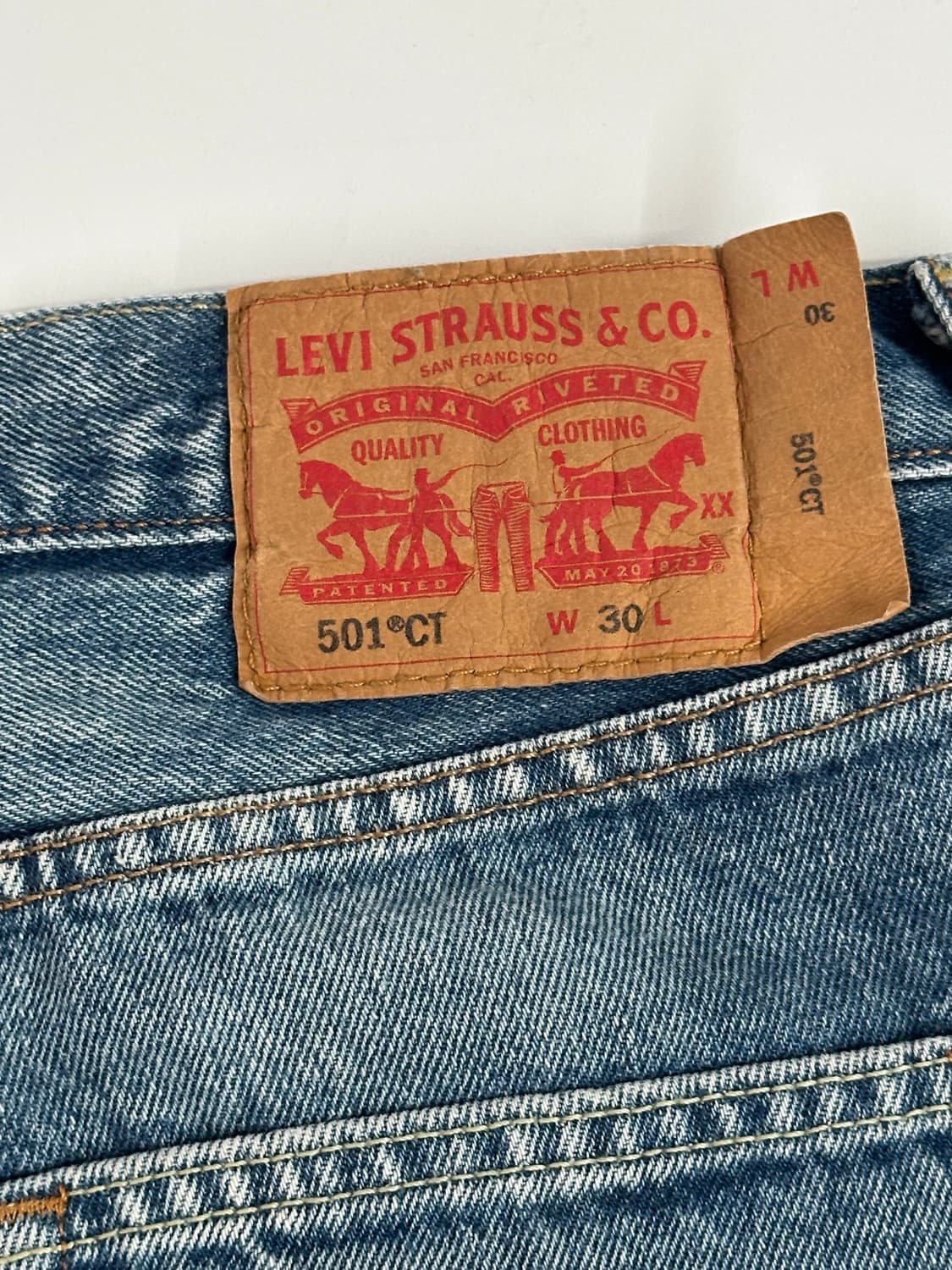 Levi’s 리바이스 501 데님쇼츠 반바지 상품이미지4