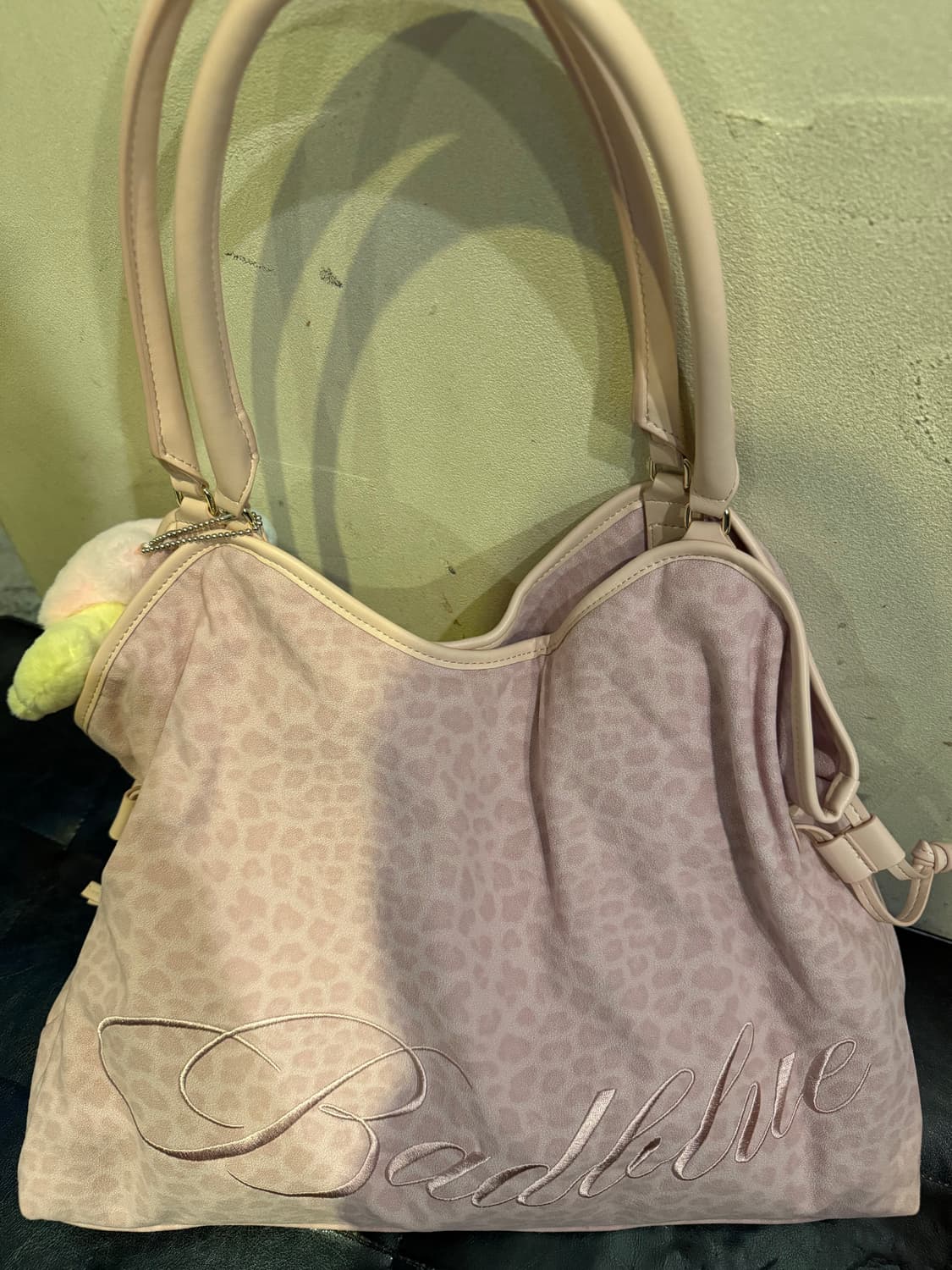 배드블루 백 레오파드 핑크색  상품이미지1