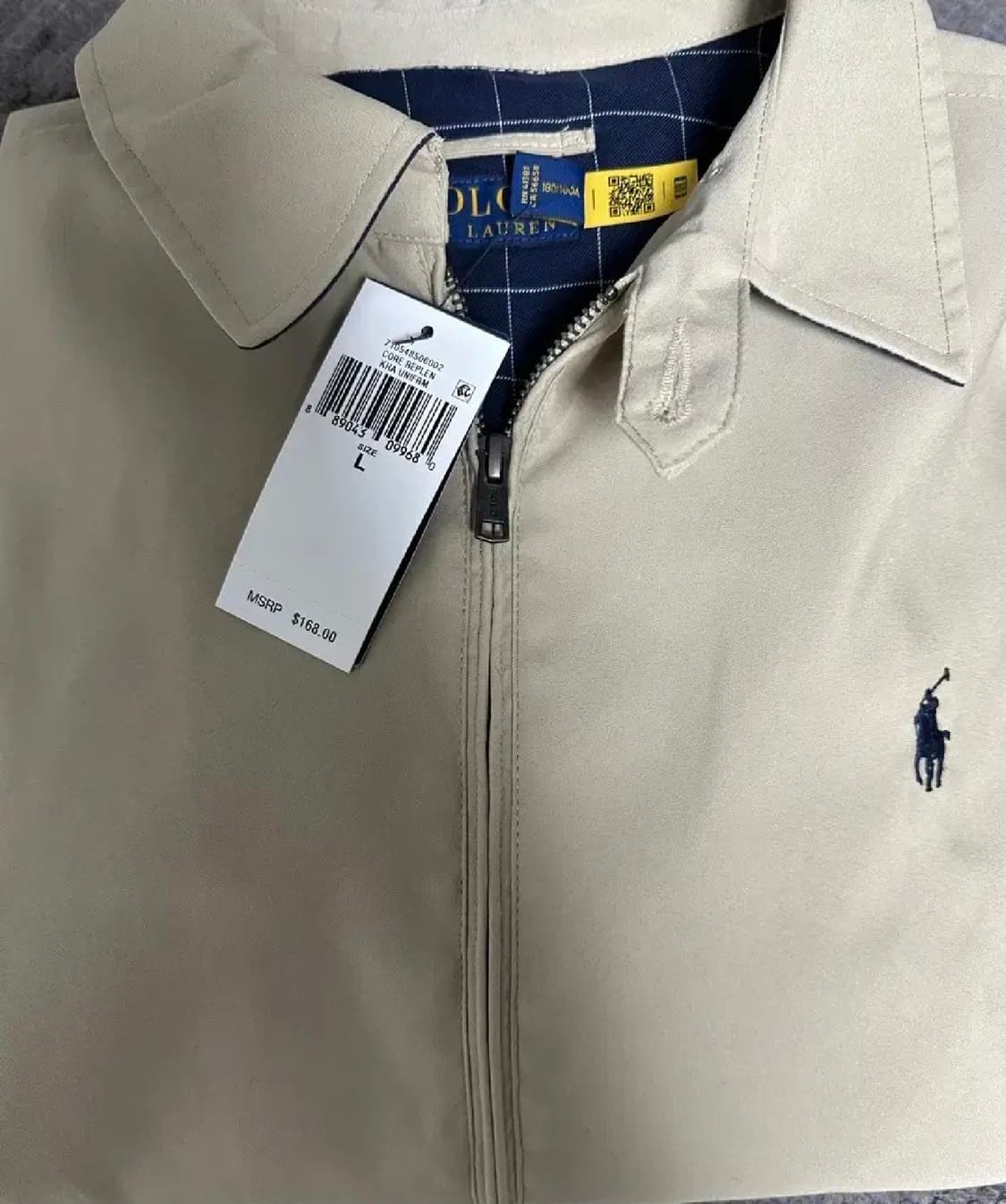 폴로 바이스윙 윈드브레이커 자켓 베이지 새상품 상품이미지1