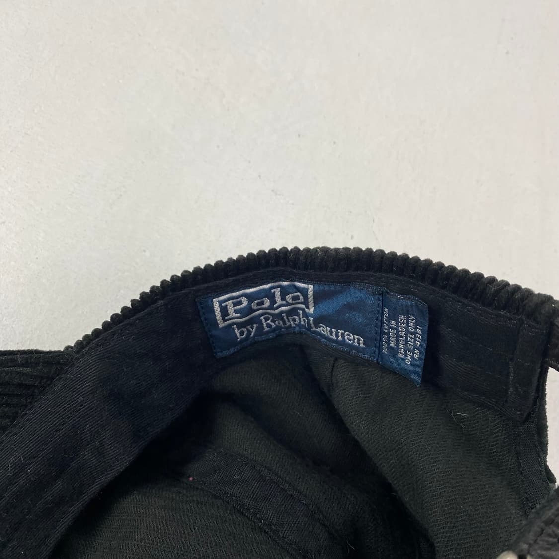 90s 폴로 블랙 코듀로이 볼 캡 상품이미지6